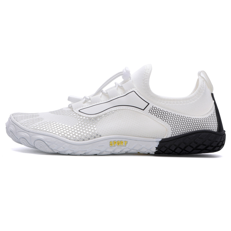 Folyóparti vízicsizma, csúszásmentes talppal, elöl fűzővel, alacsony felsőrésszel, vízben járáshoz