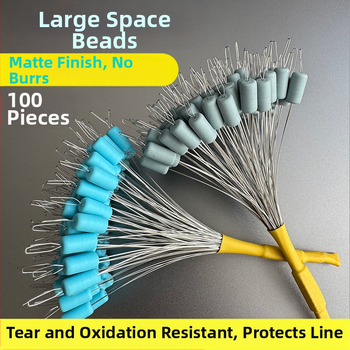 Zvejas piederumi - silikona matēts ovāls bloķēšanas mehānisms, pastiprināts, pret līnijas sapīšanos