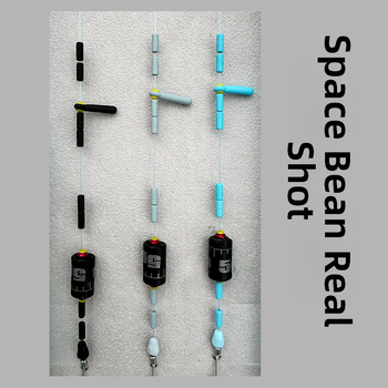 Zvejas piederumi - silikona matēts ovāls bloķēšanas mehānisms, pastiprināts, pret līnijas sapīšanos