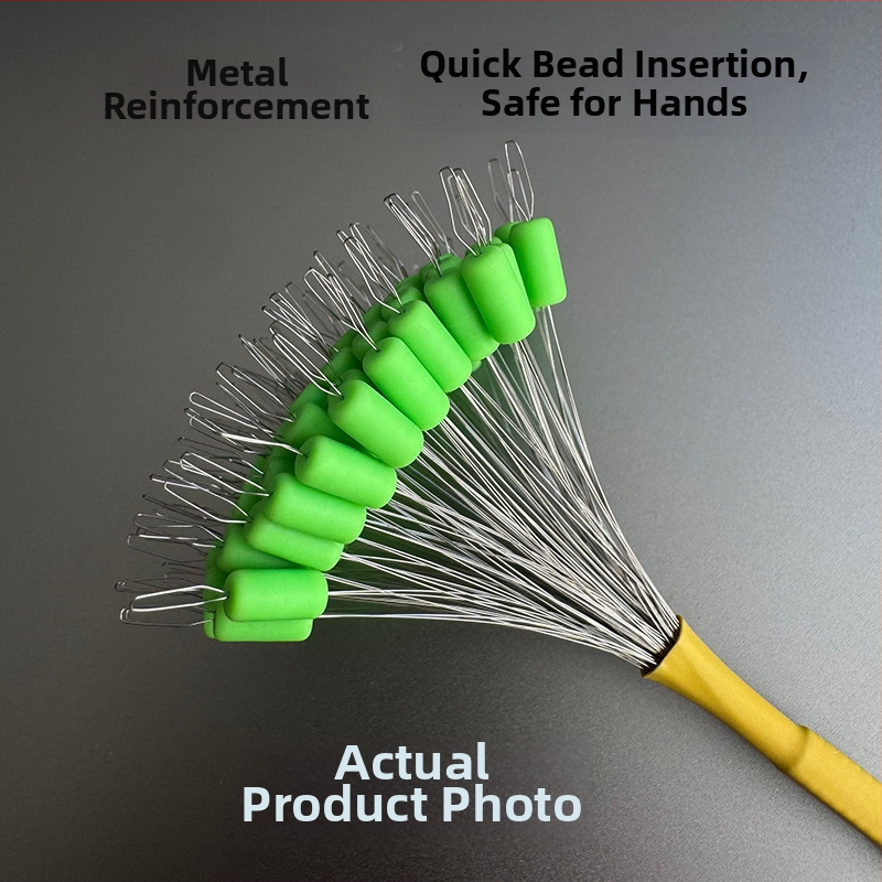 Zvejas piederumi - silikona matēts ovāls bloķēšanas mehānisms, pastiprināts, pret līnijas sapīšanos