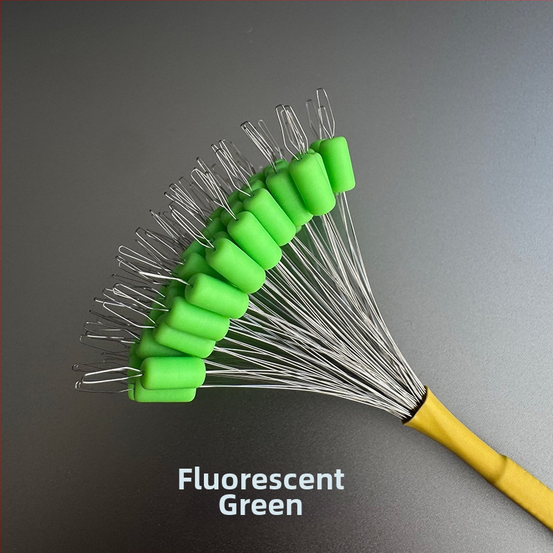 Zvejas piederumi - silikona matēts ovāls bloķēšanas mehānisms, pastiprināts, pret līnijas sapīšanos