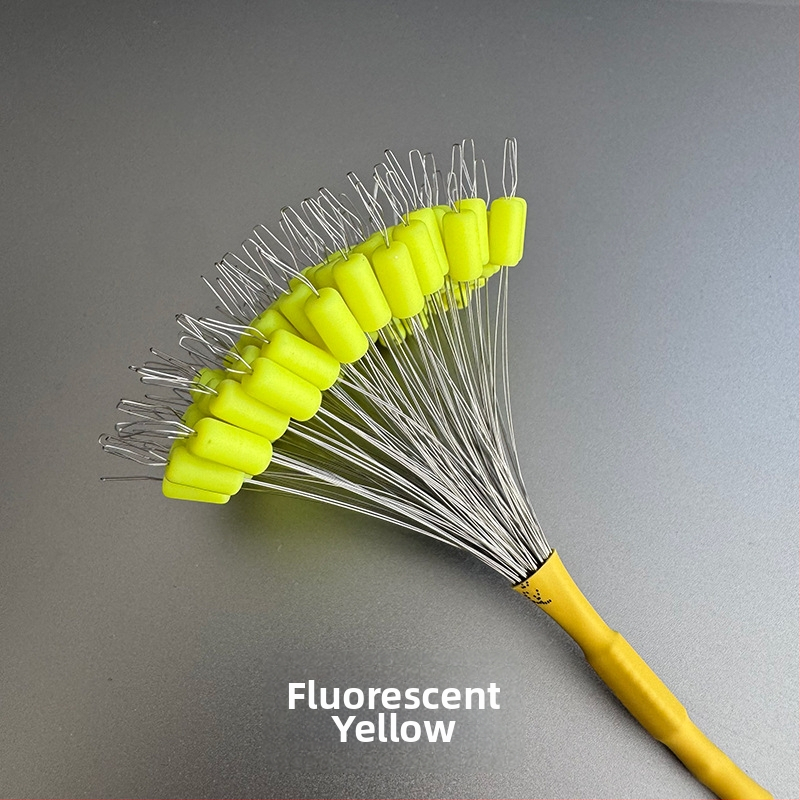 Zvejas piederumi - silikona matēts ovāls bloķēšanas mehānisms, pastiprināts, pret līnijas sapīšanos