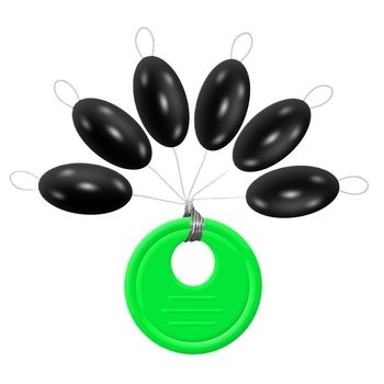 Gumijas makšķerēšanas pērlītes olīvforma, lielos daudzumos, īpašas klases, augstas kvalitātes, lielā karpa zivīm