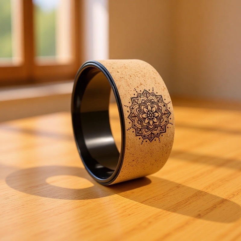 Jógá kiegészítők készlet: parafa sorozat, jóga téglák, jóga kerék, peanut ball, nagy sűrűségű fa jóga oszlop