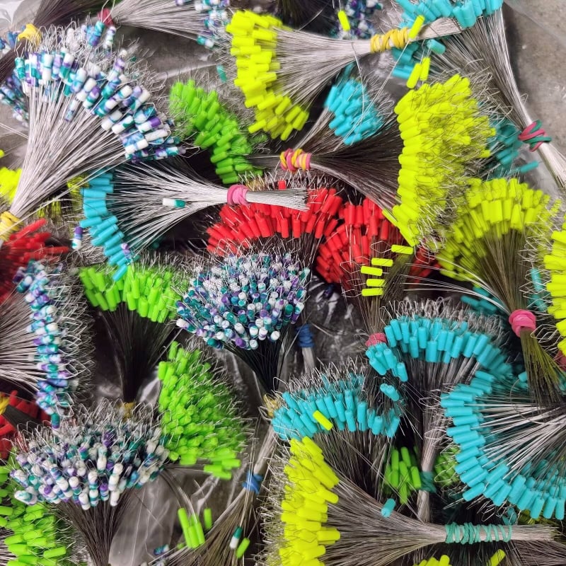 Silikona Space Beans makšķerēšanai, 300 gab., pret sapīšanos