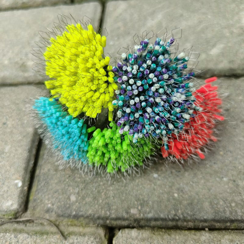 Silikona Space Beans makšķerēšanai, 300 gab., pret sapīšanos