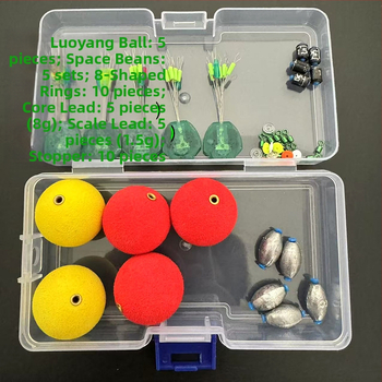 Dobozos horgászkészlet ponty és füves ponty számára – gömb alakú úszó és alsó kiegészítők