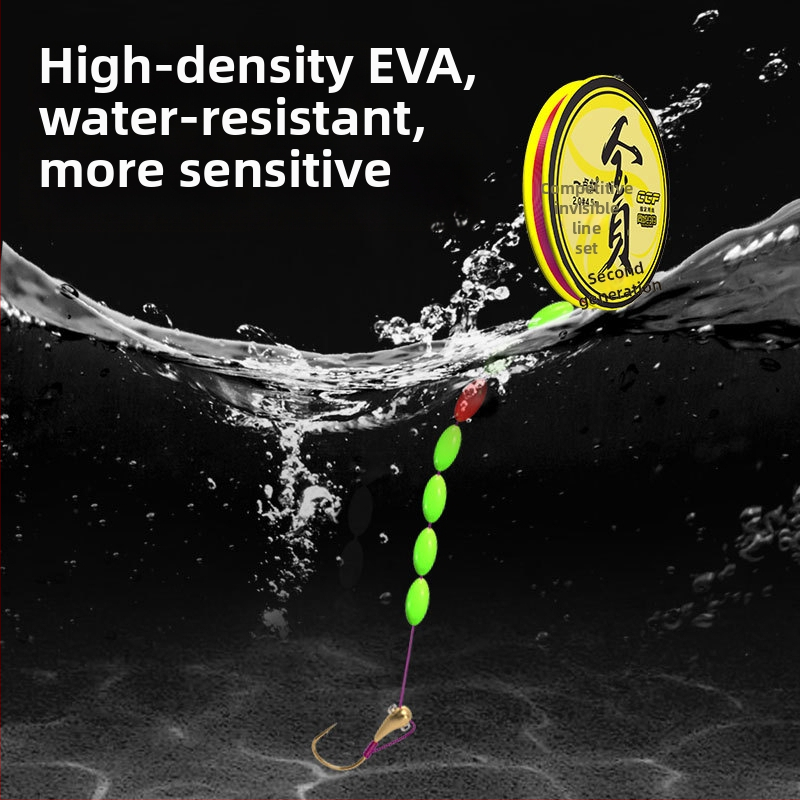 Seitsme tähega ujuv pluut karpide jaoks ühe konksuga – kõrge tundlikkus; materjal: nailonniit; kalastuskoht: jõgi, järv, reservuaar