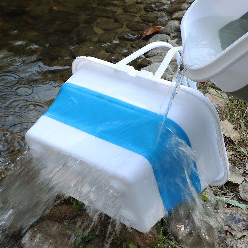 Kushang Összecsukható halas vödör – Szilikon + PP, Eredet: Kína