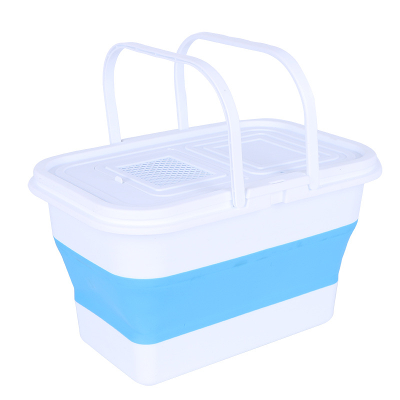 Kushang Összecsukható halas vödör – Szilikon + PP, Eredet: Kína