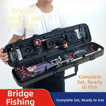 Set de undițe pentru rafting, din aliaj de titan, portabil, cu greutăți din plumb