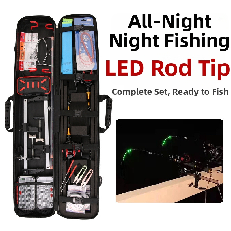 Set de undițe pentru rafting, din aliaj de titan, portabil, cu greutăți din plumb