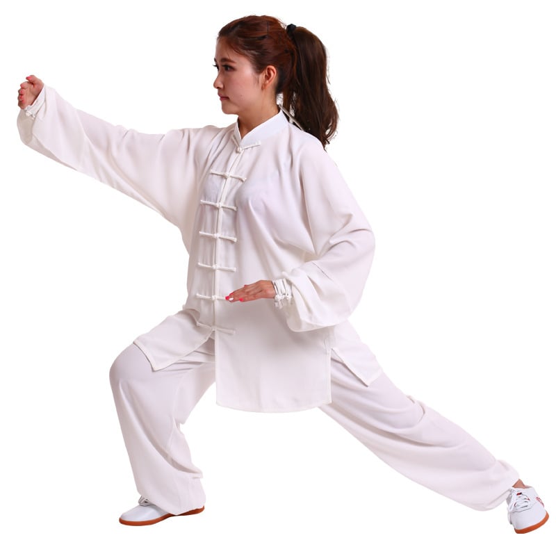 Tai Chi trening odjeća, za odrasle, unisex; vanjski materijal: umjetna svila; podstava: umjetna svila; sastav tkanine: poliester