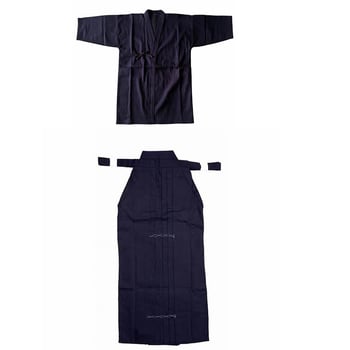 Kendo hakama készlet, uniszex, felnőtteknek, pamut-keverék anyag