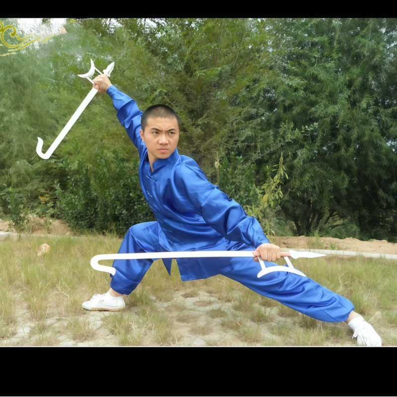 Униформа за тай чи, унисекс, за деца, еднотонна, изкуствена коприна полиестер