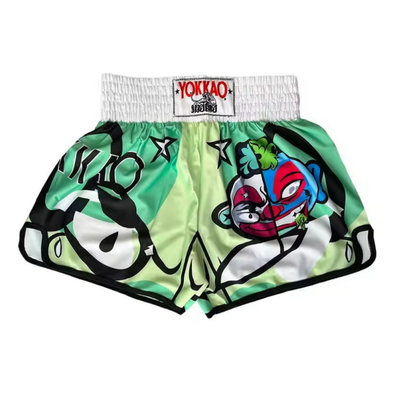Šorcevi za treniranje Sanda/Muay Thai – Unisex, odrasli, poliester s četiri strane rastezljivosti, podstava 95% poliester