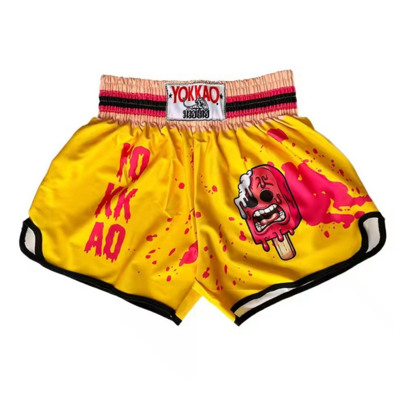 Šorcevi za treniranje Sanda/Muay Thai – Unisex, odrasli, poliester s četiri strane rastezljivosti, podstava 95% poliester