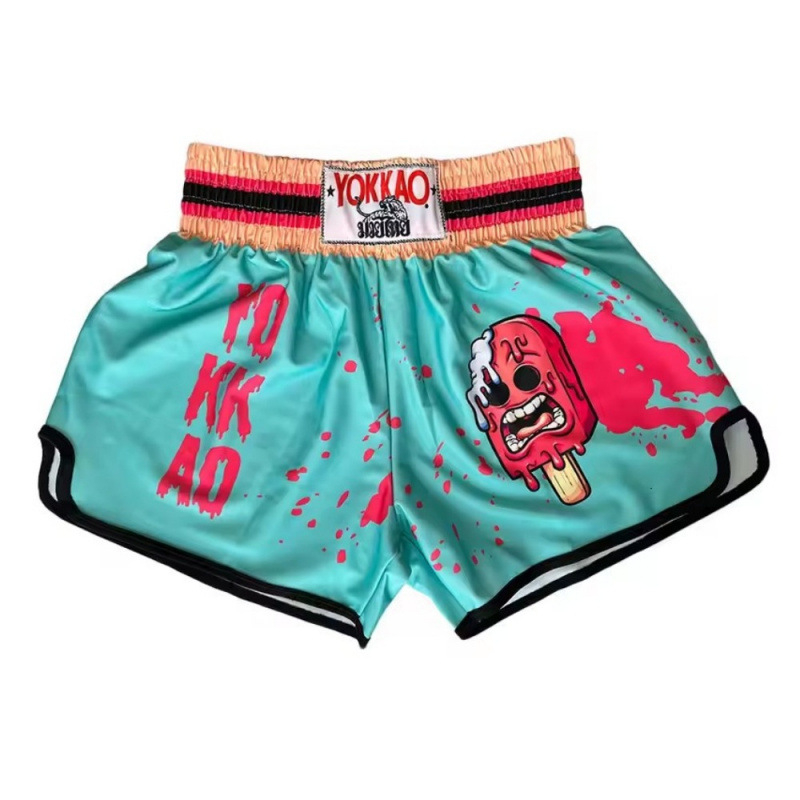 Šorcevi za treniranje Sanda/Muay Thai – Unisex, odrasli, poliester s četiri strane rastezljivosti, podstava 95% poliester