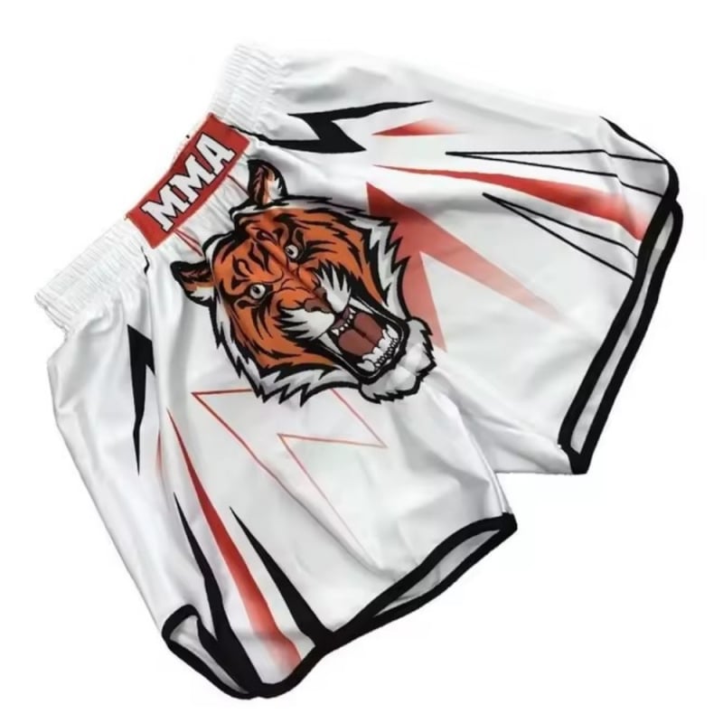 Šortsevi MMA/Sanda za borilačke vještine, Lycra tkanina, 100% poliester