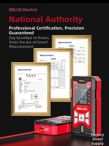 Lāzera distancmērītājs ar infrasarkano staru, augsta precizitāte, rokas izmantošanai, uzlādējams