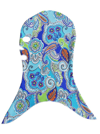Facekini za potpuno lice za plivanje – najlon, brzo sušenje, tiskani uzorak, model TB01, zaštita od sunca za plivanje