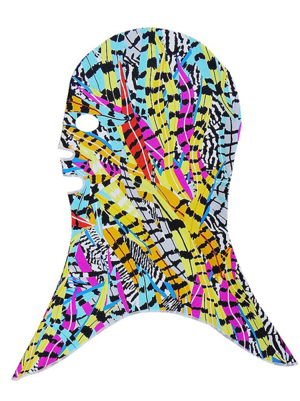 Facekini za potpuno lice za plivanje – najlon, brzo sušenje, tiskani uzorak, model TB01, zaštita od sunca za plivanje