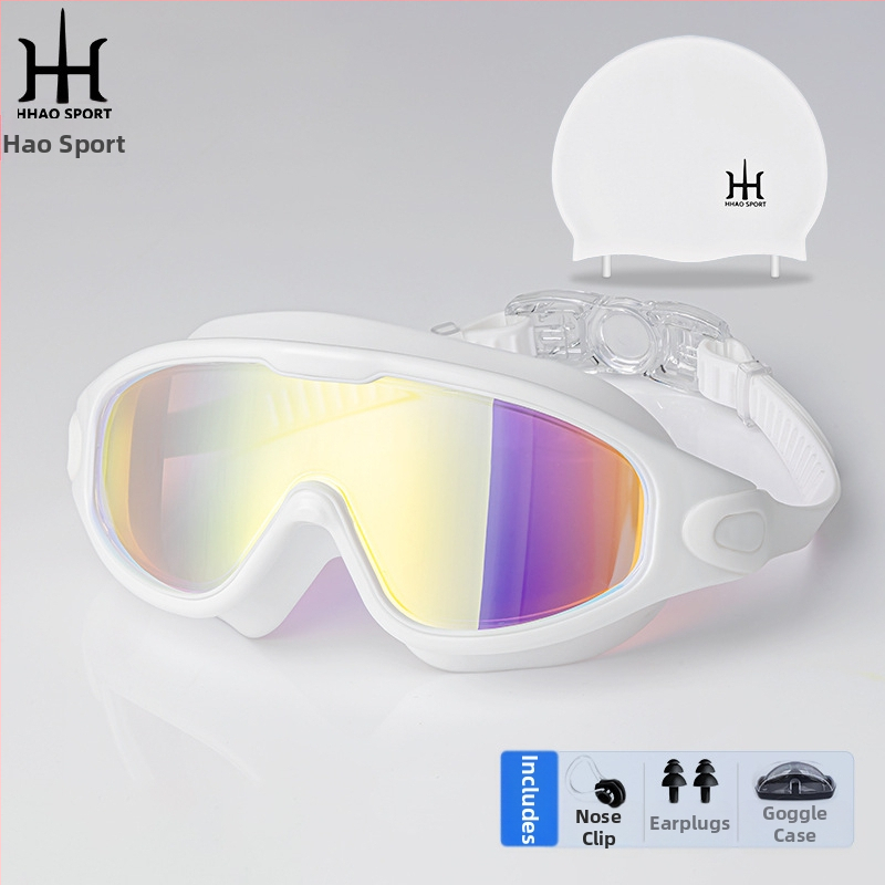 Plivačke naočale protiv magljenja, unisex, PC leće: anti-fog, elektropolirane, kolorirane — Kod G6600