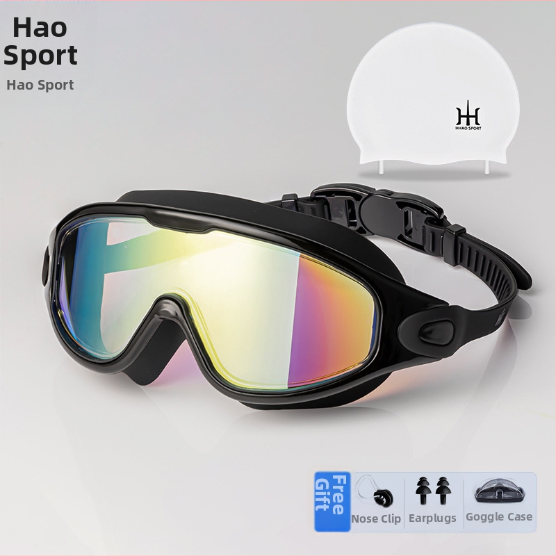 Plivačke naočale protiv magljenja, unisex, PC leće: anti-fog, elektropolirane, kolorirane — Kod G6600