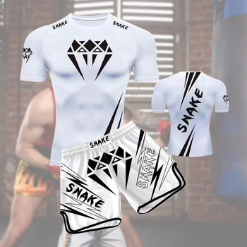 Sanda trening kostim za borbu – unisex, odrasli; 95% poliester s Lycra; podstava Lycra s Spandex; tolerancija veličine 1–2 cm