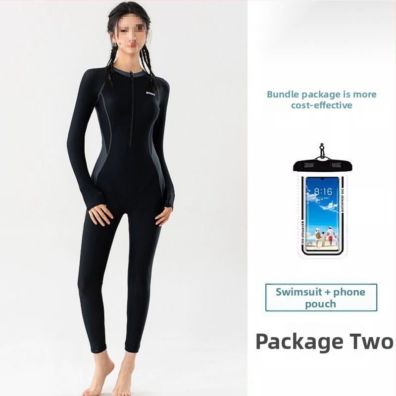 Костюм за защита от медузи за жени, цял костюм с дълги ръкави и дълги панталони, бързосъхнещ, за гмуркане и сърфинг