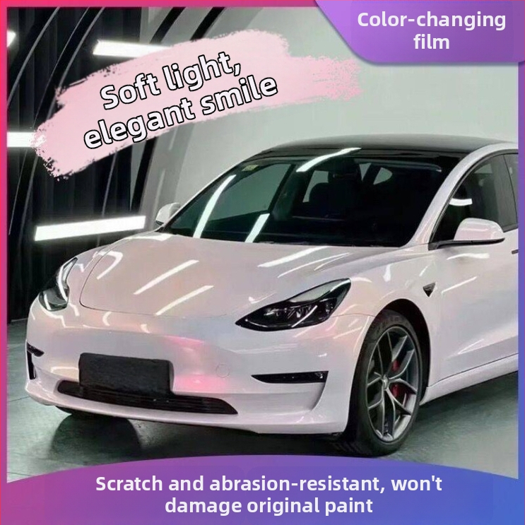 Lesklý fóliový wrap pre elektrický motocykel, No.9, vzory so sopečným popolom a laserovým motívom