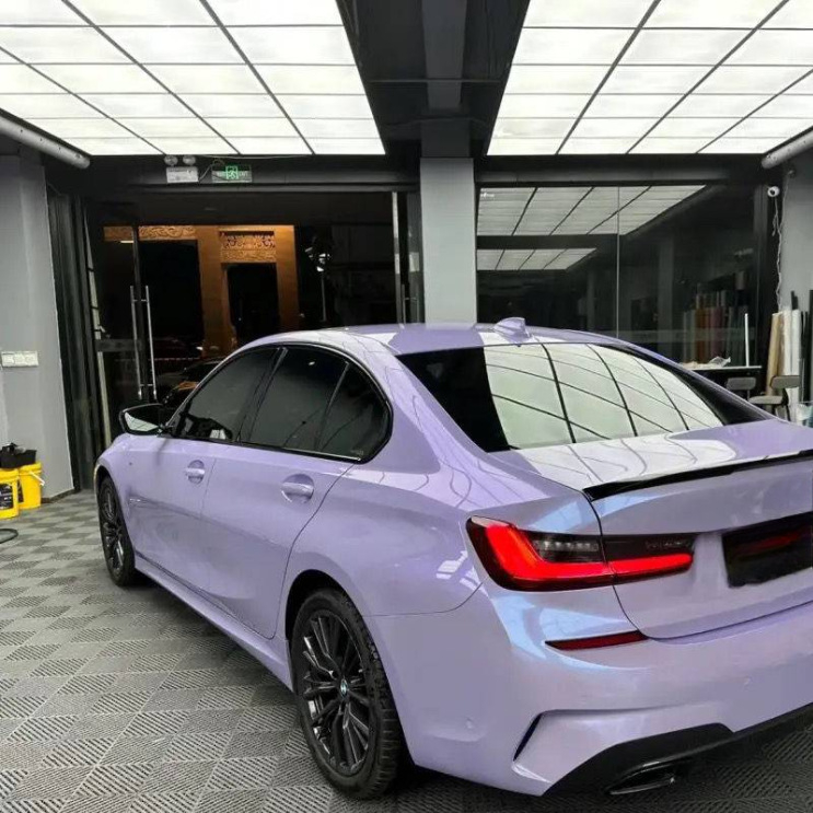 Folie lucioasă de înfășurare pentru motocicletă electrică, No.9, modele cu cenușă vulcanică și laser