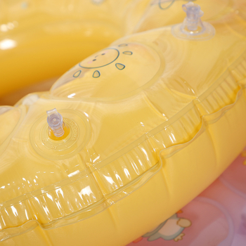 Inel de înot cu cristal dublu strat, două camere de aer, PVC ecologic, pentru copii