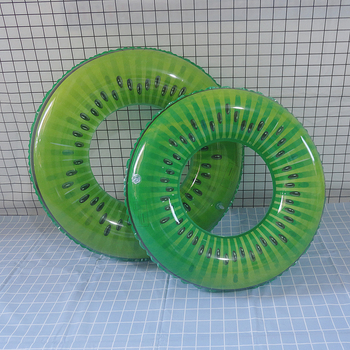 Inel de înot pentru copii, design kiwi, dintr-un singur strat, pentru subsuț, PVC 0,18 mm