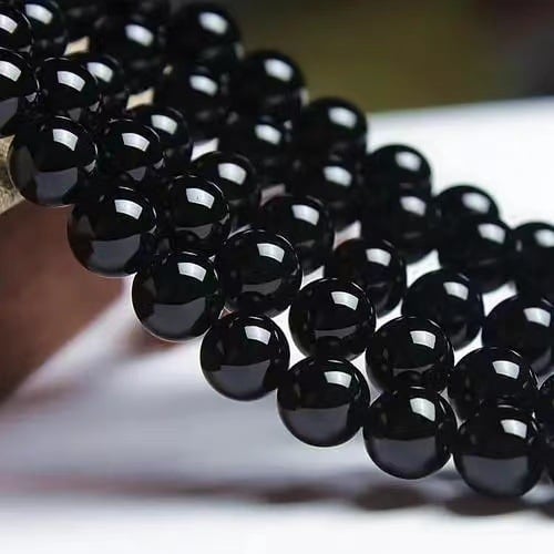 Prirodne crvene ahat perle za DIY nakit, okrugle s perlatnim efektom, poluproizvodi