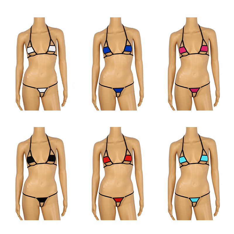 Ženski trokutasti bikini, bez naramenica, bez podstave (60% Spandex; Spandex/Lycra; 200 g; bez podstave)