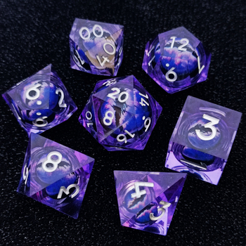 Smolene kocke – dvadesetostrane, zaobljene ivice, 45 g, mogućnost prilagodbe za RPG, Cthulhu i igre u stilu D&D