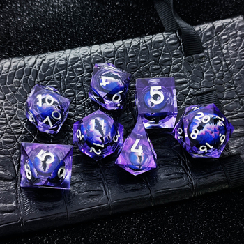 Smolene kocke – dvadesetostrane, zaobljene ivice, 45 g, mogućnost prilagodbe za RPG, Cthulhu i igre u stilu D&D