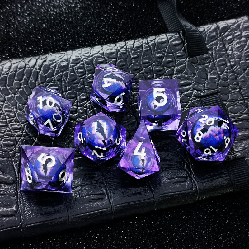 Smolene kocke – dvadesetostrane, zaobljene ivice, 45 g, mogućnost prilagodbe za RPG, Cthulhu i igre u stilu D&D