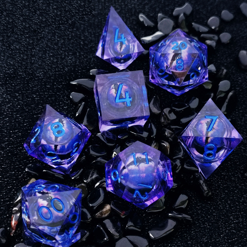 Smolene kocke – dvadesetostrane, zaobljene ivice, 45 g, mogućnost prilagodbe za RPG, Cthulhu i igre u stilu D&D