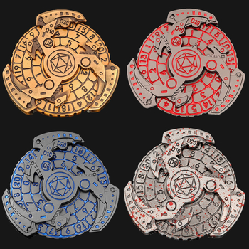 Set metalnih D20 kockica, cinkova legura, zaokružene ivice, 20 strana, prilagodljivo – Xinyin