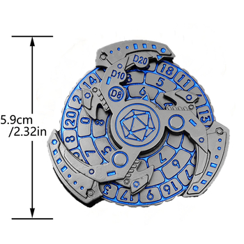 Set metalnih D20 kockica, cinkova legura, zaokružene ivice, 20 strana, prilagodljivo – Xinyin