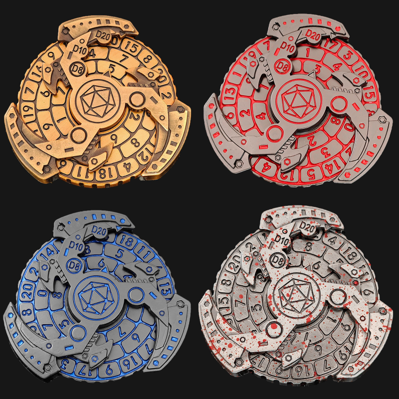 Set metalnih D20 kockica, cinkova legura, zaokružene ivice, 20 strana, prilagodljivo – Xinyin