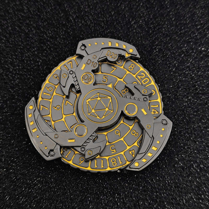 Set metalnih D20 kockica, cinkova legura, zaokružene ivice, 20 strana, prilagodljivo – Xinyin