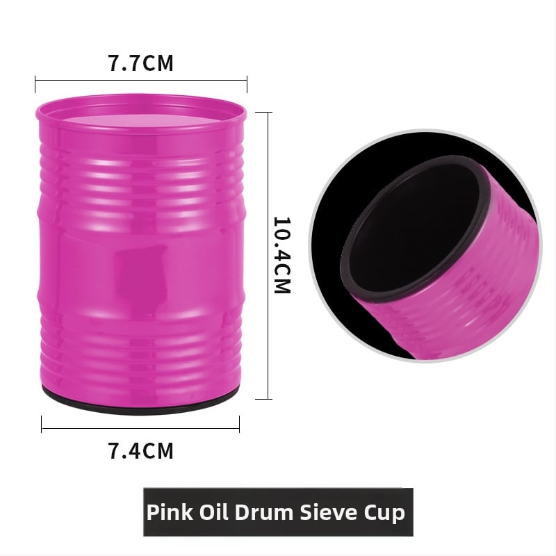 Σετ κύπελλα ζαριών σε μορφή δοχείου λαδιού, διπλού επιπέδου μεταλλική κατασκευή βαμμένη με επίχρισμα, πλαστικά εξαρτήματα, δυνατότητα εκτύπωσης λογότυπου, συσκευασία 120 τεμάχια, κατασκευασμένο στην ηπειρωτική Κίνα