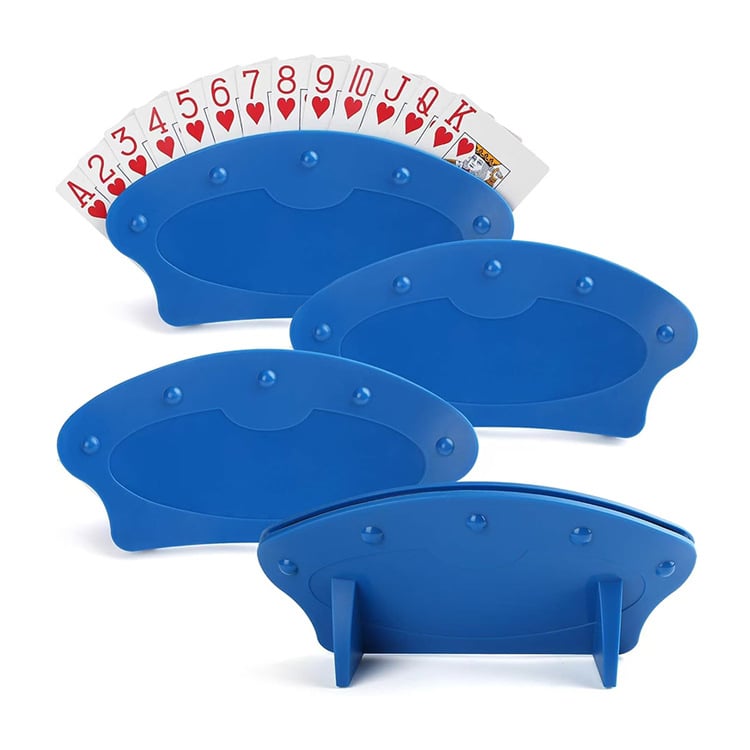 Idősek kártyajáték segítő – kártyatartó és tároló klipek, ABS anyag, közösségi használatra, beltéri szabadidős termék