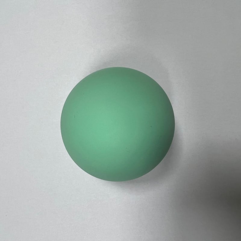 Jogos masažinis silikoninis kamuolys raumenų atsipalaidavimui ir fascijos taškams, neįpūstas, apvalus, 150 g