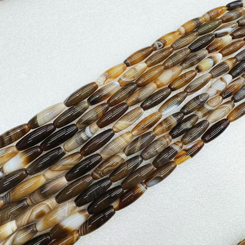 Prirodne ahat perle za DIY nakit – perle za ogrlice i narukvice