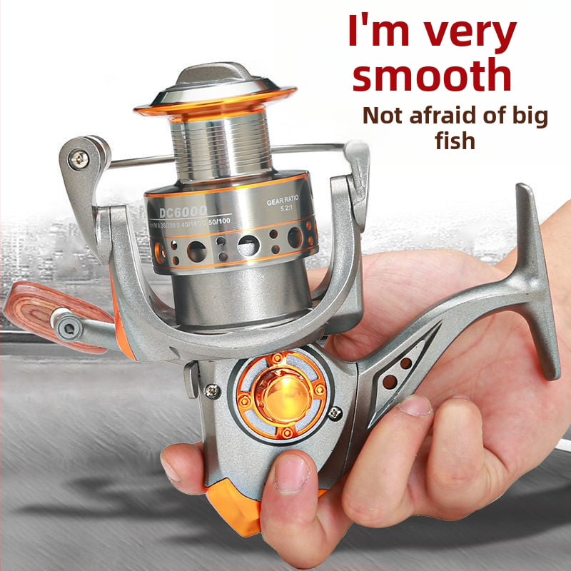 Mulinetă de pescuit, tip fly wheel, marcă generală; fără mărci private licențiate.