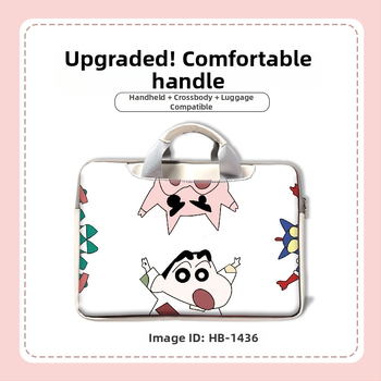 MSRPYM Nešiojamojo kompiuterio krepšys su karikatūriniu piešiniu ir pūkine įdaila MacBook Pro ir MacBook Air